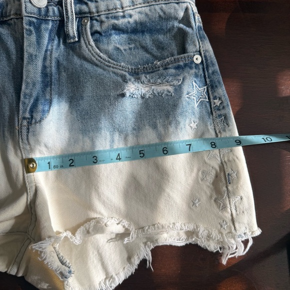 Blank NYC The Barrow Distressed Vintage High-Rise Jean Shorts - Picture 8 of 9